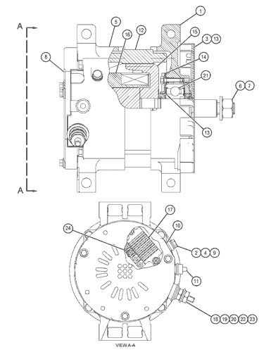 5613001 ALTERNATOR GP-CHARGING Parts scheme