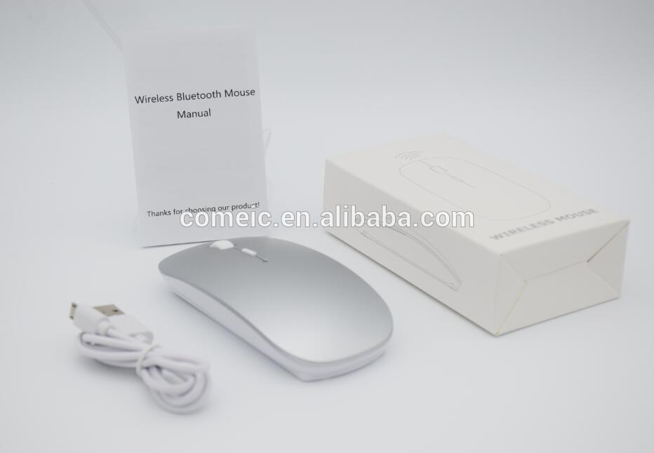 Factory sell wireless bluetooth mouse rechargeable mini usb 3d optical computer wireless mouse withbroardcom chipset