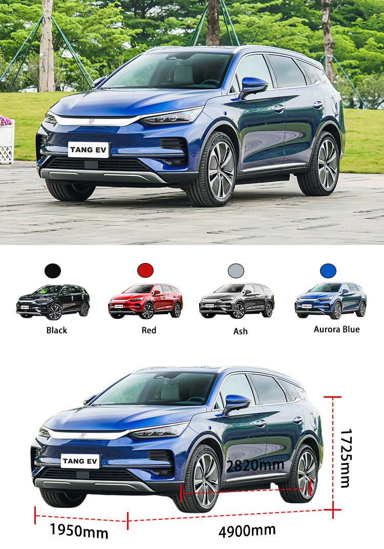 2022 China New Energy Vehicles Used Cars Pure SUV BYD Tang EV Car