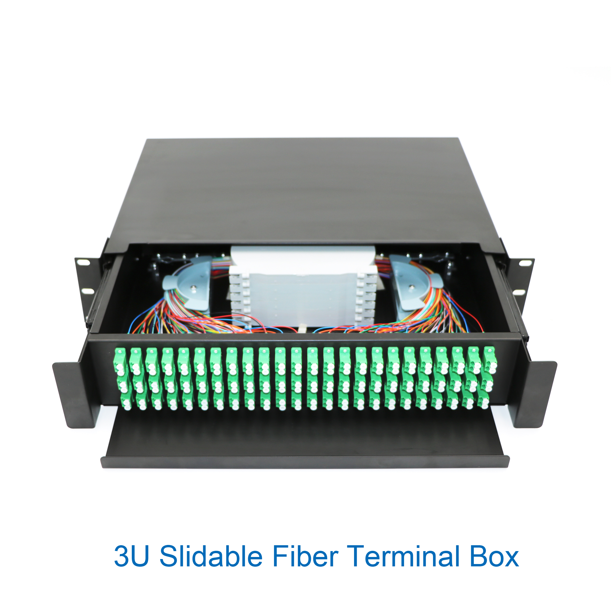 144 core Fiber Optic Terminal Box LC ODF Rack Mount Fiber Patch Panel