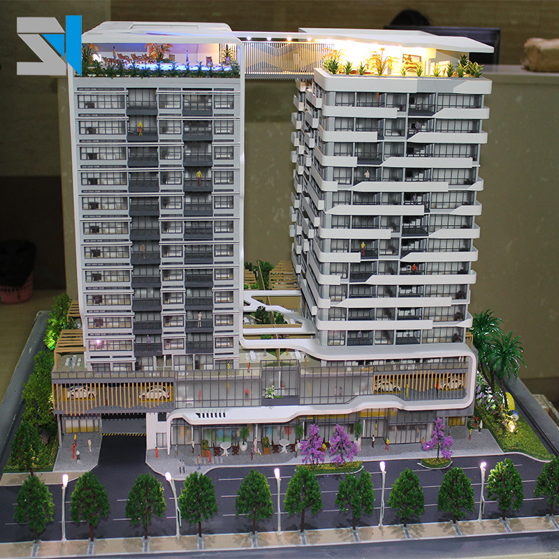 Construction real estate building model , building construction models