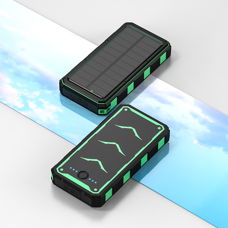 Quick Charge Support Solar Power Bank 20000mAh for Cell Phones and Smartphones