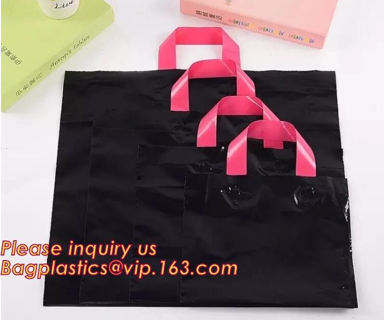 best selling biodegradable soft loop handle bag with EN13432 BPI OK compost Home ASTM D6400 certificates,bagease,bagplas