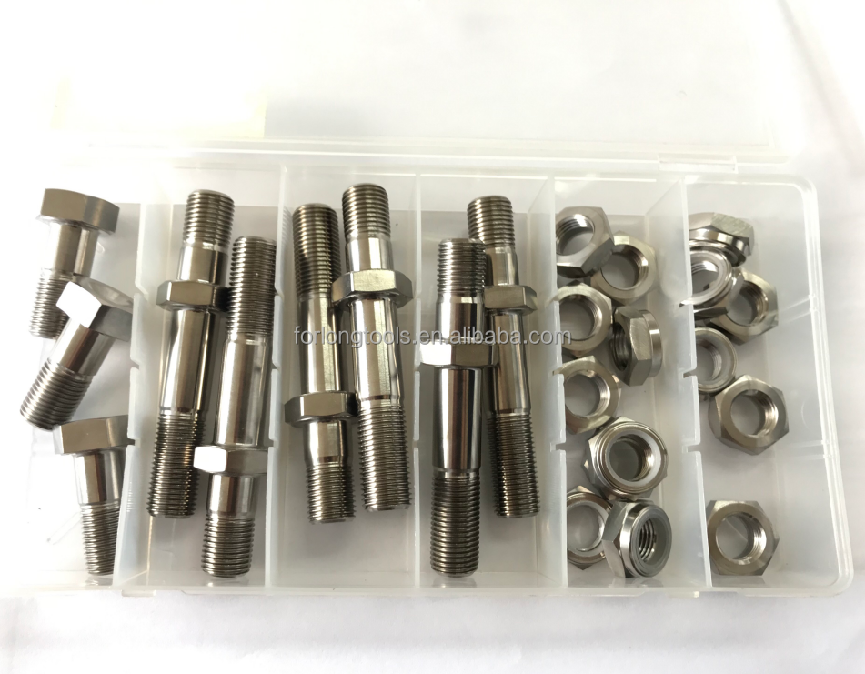 Universal Year N/M Titanium Sprintcar One Nut Radius Rod Bolt Kit for Motorsport Professionals Natural Universal