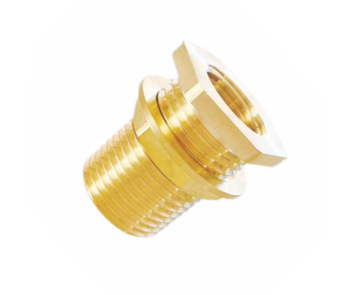 1/2" Female NPT 3/4" Male GHT Solid Brass Water Tank Connector OEM Services