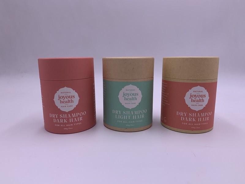 Shampoo Kraft Paper Tube Hair Care Product Cosmetic Box Packaging