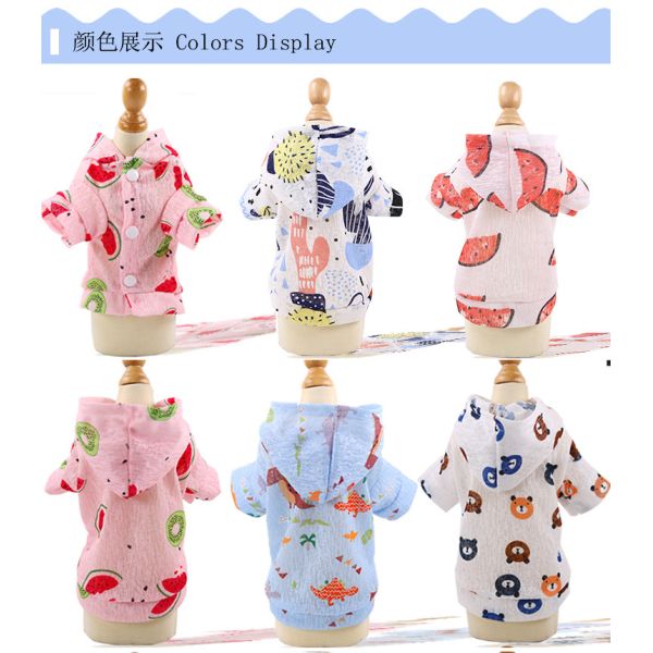 Quick Dry Dog Sunscreen Shirt Lightweight Breathable Pet Clothing