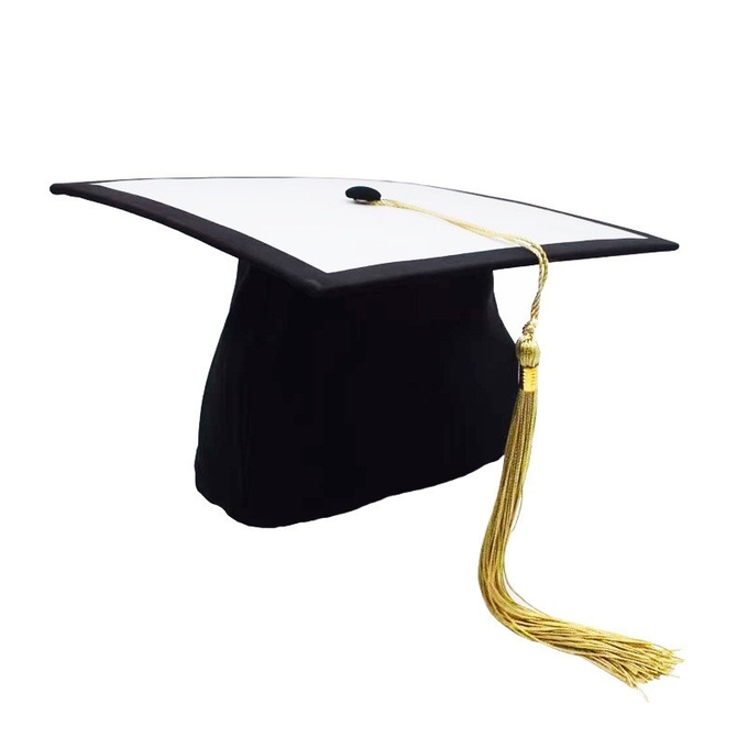 Printable Sublimation Graduation Cap Blanks For DIY Printing Sublimation Academic Mortarboard