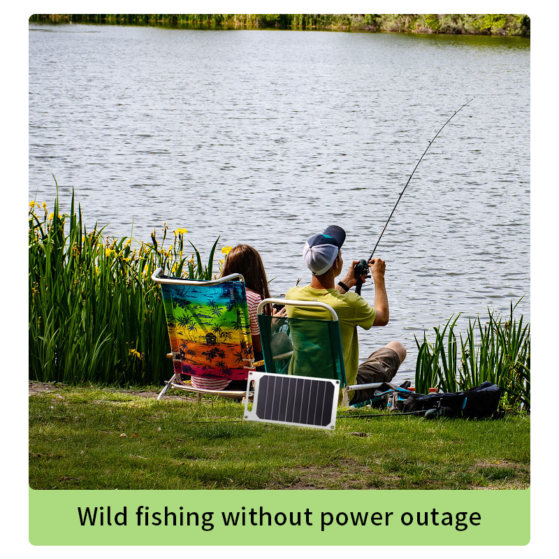 10V 5W USB Solar Panel for Small Desk Lamp Flashlight Cellphone Charging Portable Charger