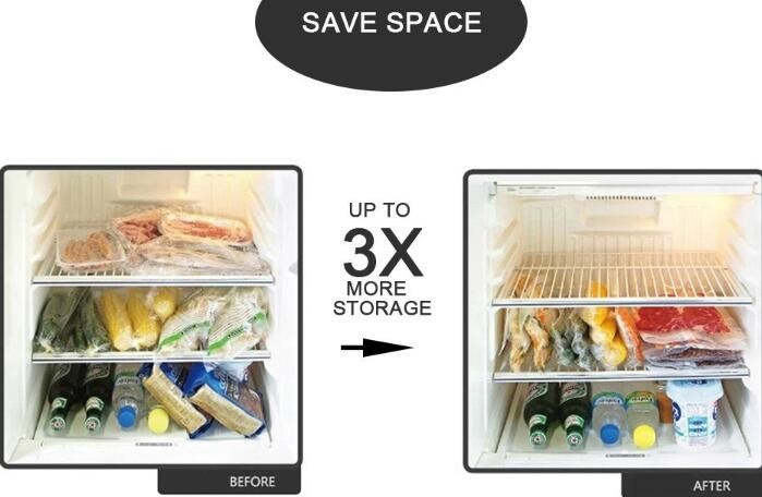 vacuum sealer storage bag Heat seal laminated transparent vacuum plastic food packing bags for sausage, BAGPLASTICS. BAG