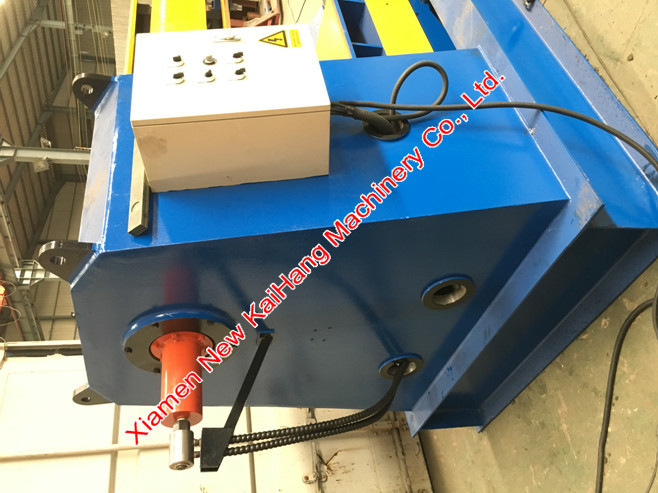 Big Capacity Hydraulic Un Coiler , Coil Car / Cart Tapered Wedge Design