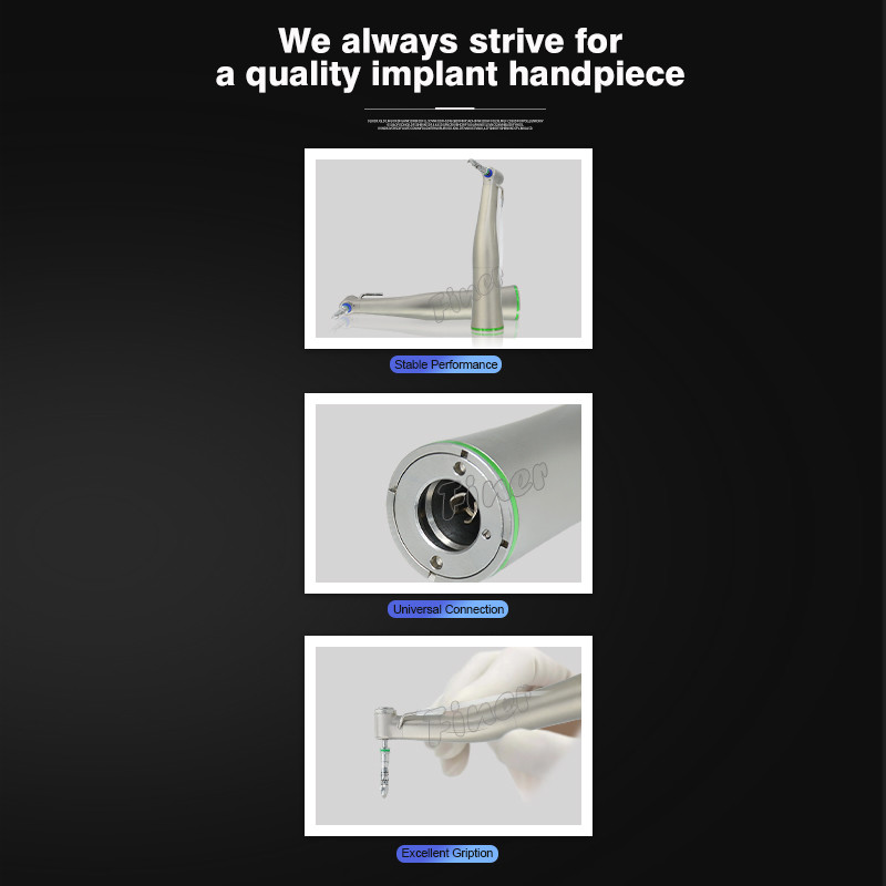 Dental Implant Surgical Handpiece Low Speed 20:1 Contra Angle Handpiece