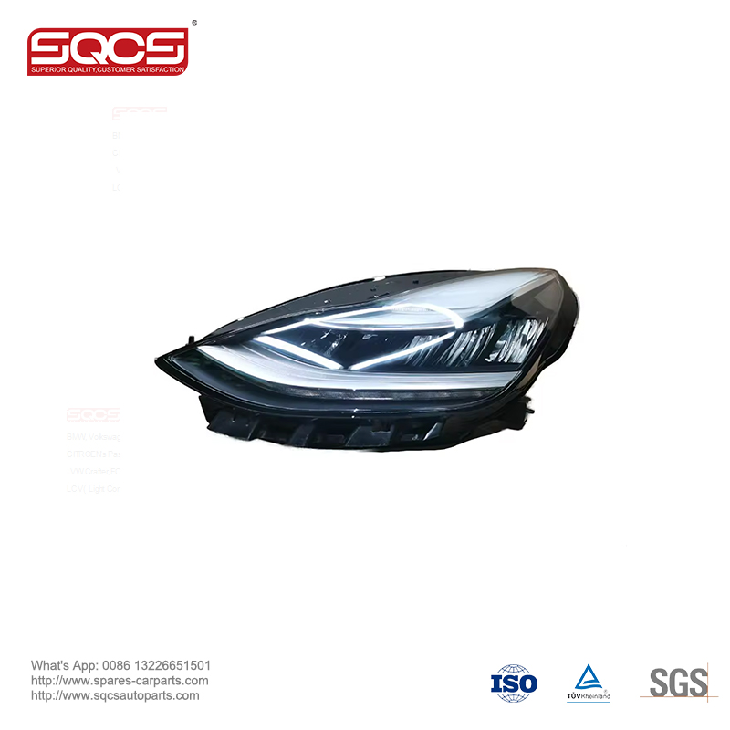 DRL White LED H4 Bulb Shape Code Auto Lamp for Tesla Model 3 1077371-10-I 1077372-10-I
