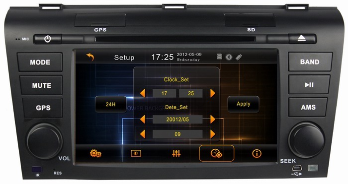 ouchuangbo dvd gps tv auto for old Mazda 3 2004-2009 with audio multimedia player OCB-7003