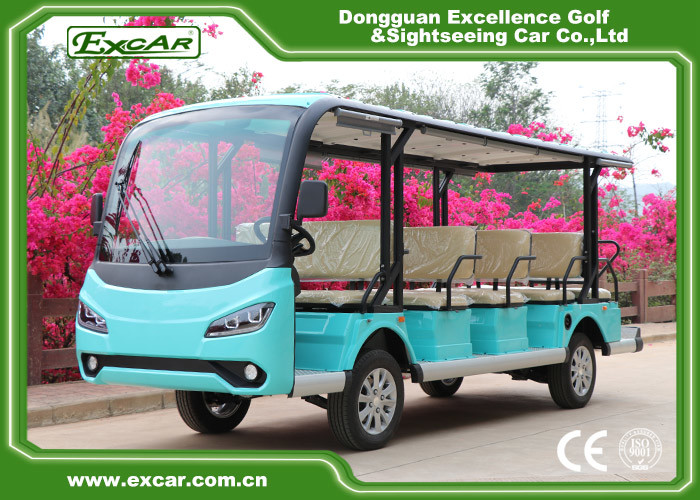 CE Approved Electric Sightseeing Bus In Amusement Park / Electric Shuttle Car