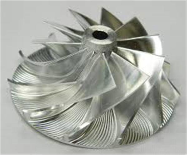 Locomotive Marine Turbocharger Turbine Wheel Spare Parts Titanium Long Service