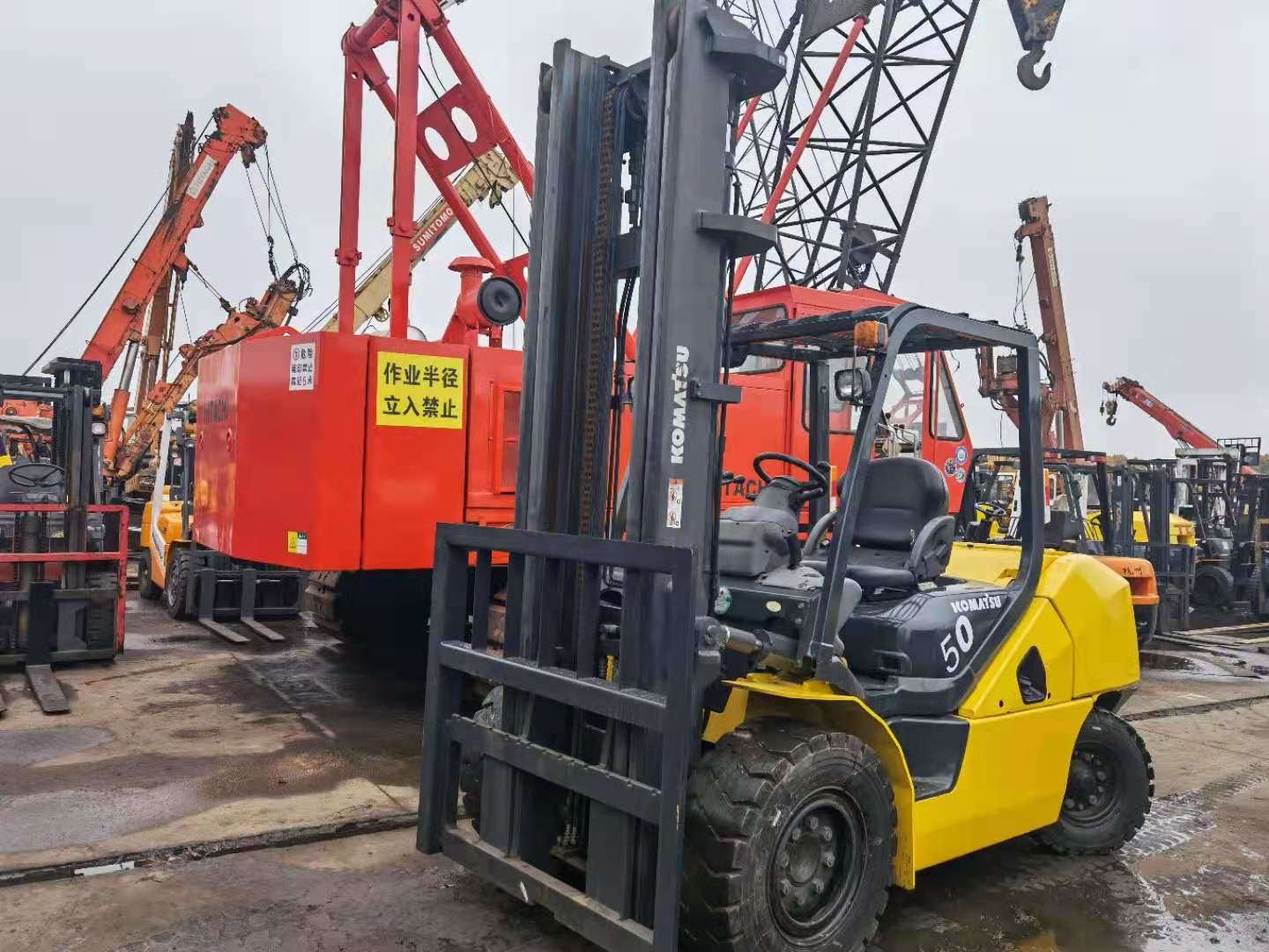 Komatsu FD50 Used Diesel Forklift Special Genus 5T