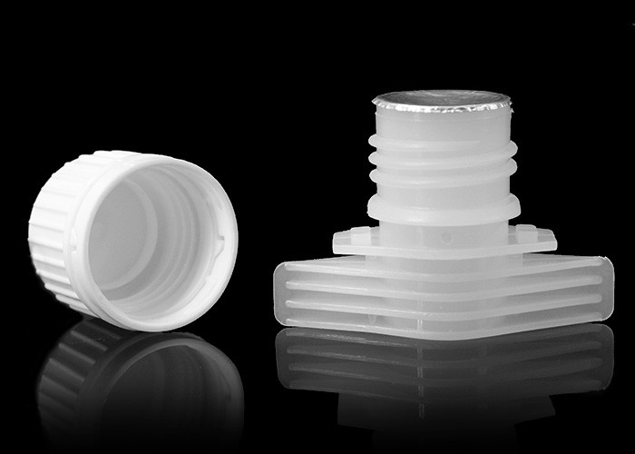 16mm Plastic Spout Caps Nozzle With Protection Easy Peelable Aluminum Foil Seal Liner