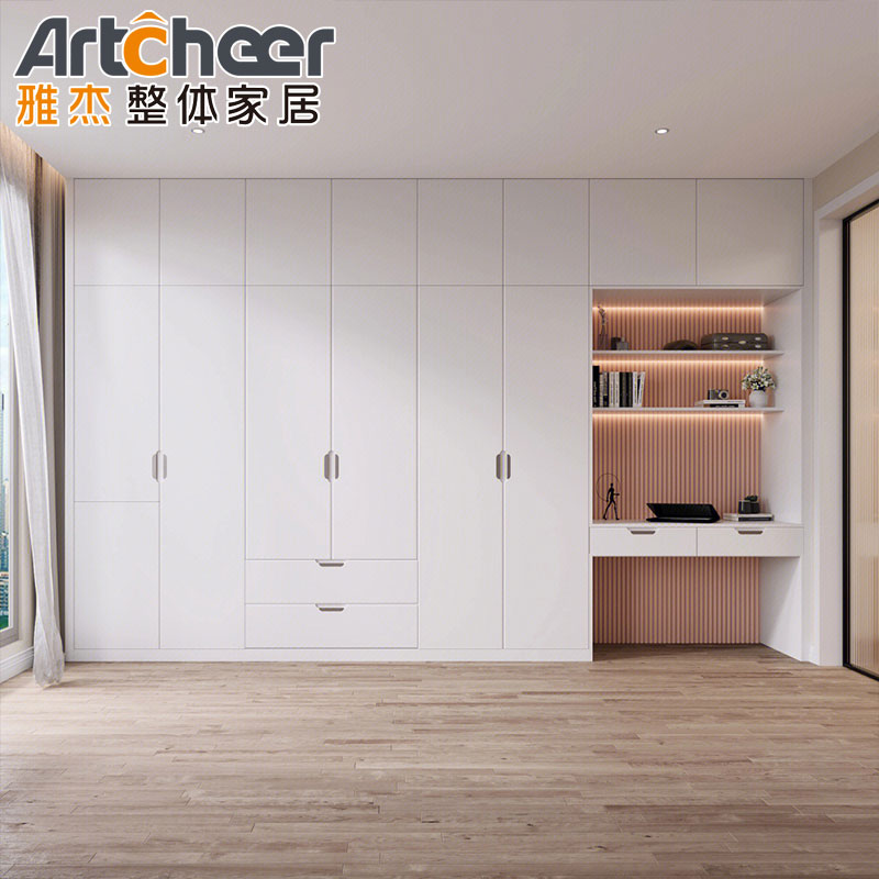 Adjustable Bedroom Solid Wood Modern Armable Modular Wardrobe Closet Custom Walk in Wardrobe Cabinet