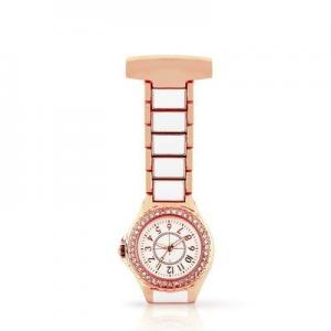 China Nurses Watch High-Quality Diamond Quartz Pocket Doctor Clock Brooch Nurse Fob Watch Hospital Gift Fashion on sale