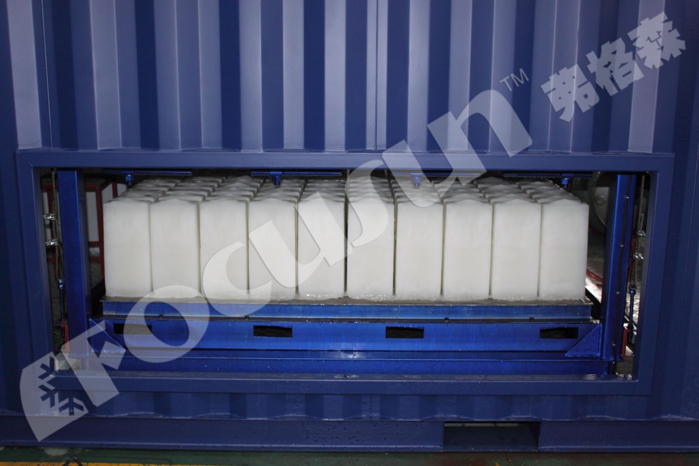 65.3kw Solar Fully Auto Block Ice Machine for Africa Container Portable 2022 10MT