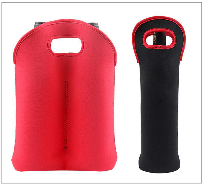 Waterproof Pure Color L8.5*H36CM Neoprene Bottle Sleeve