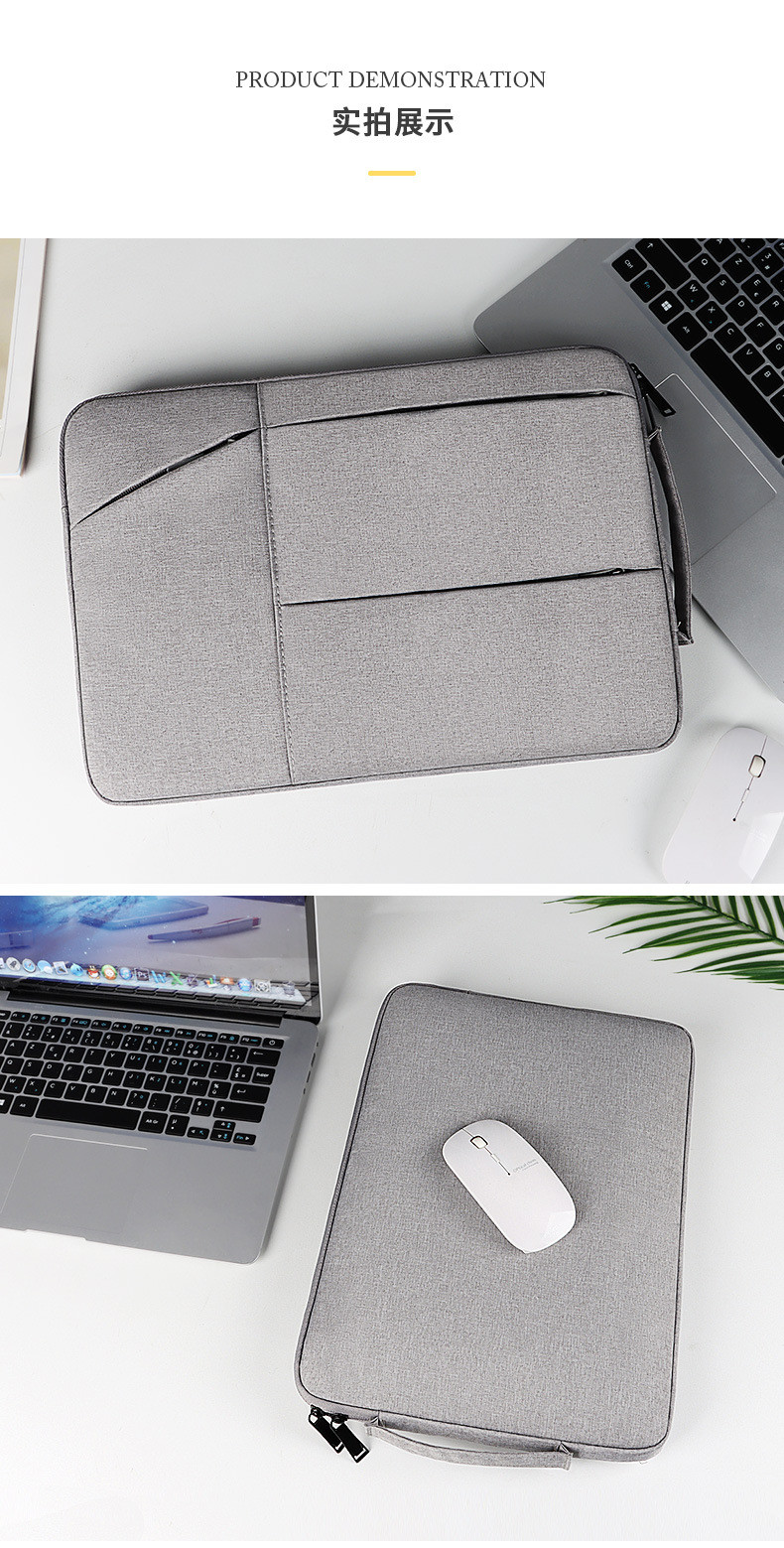 Custom Logo 10.5 Inch Washable Laptop Sleeve Computer Notebook Tablet Universal
