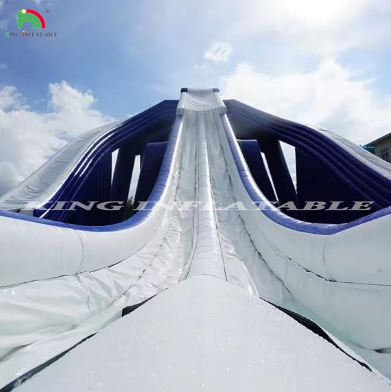 High Quality Large Inflatable Water Slide Huge Triple 3 Lane Inflatable Water Slide for Sale