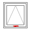 PVC Vinyl Top Hung 24x36 Awning Window Vertical