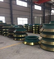 Mn18Cr2 GP300 GP300S Cone Crusher Mantle Concave Parts For Crusher Machine Type Crusher