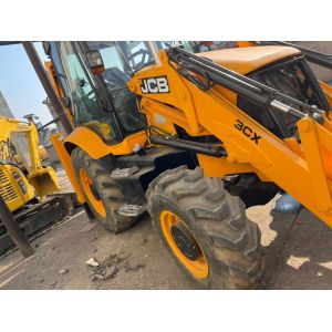 Diesel Engine Used Backhoe Loader JCB 3CX For Landscaping