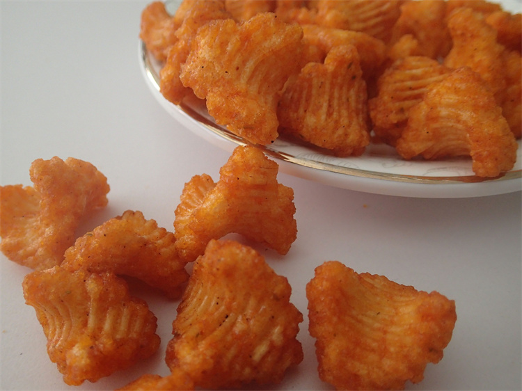 Spicy Flavor Crispy Rice Crackers BRC Certificate Chinese Glutinous Rice