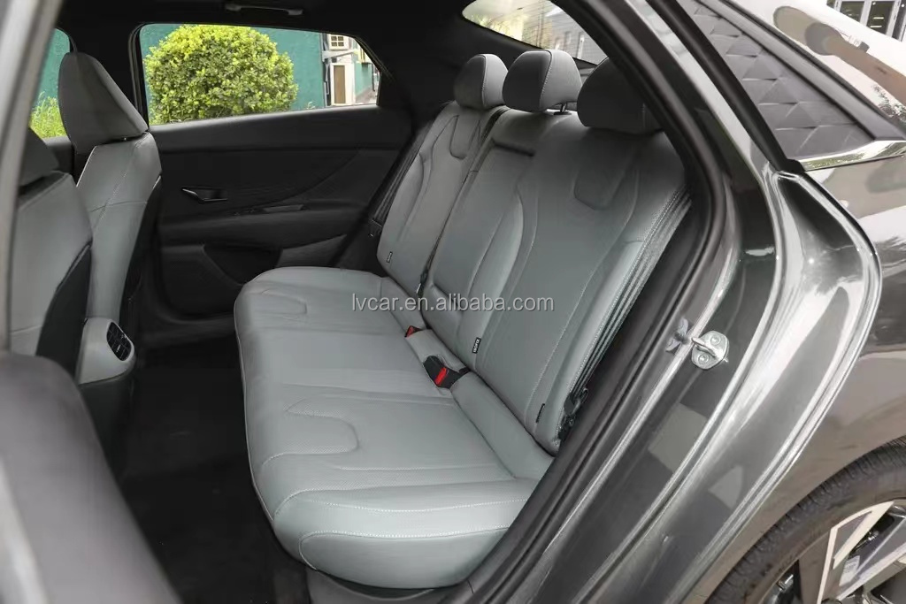 Electric Steering Used Hyundai Elantra 1.5L Sports Sedan with KZ LED Camera and Turbo