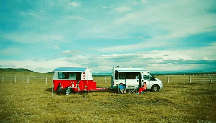 America Standard Camper Caravan Trailer Caravan With Alko Transaxle Big Awning