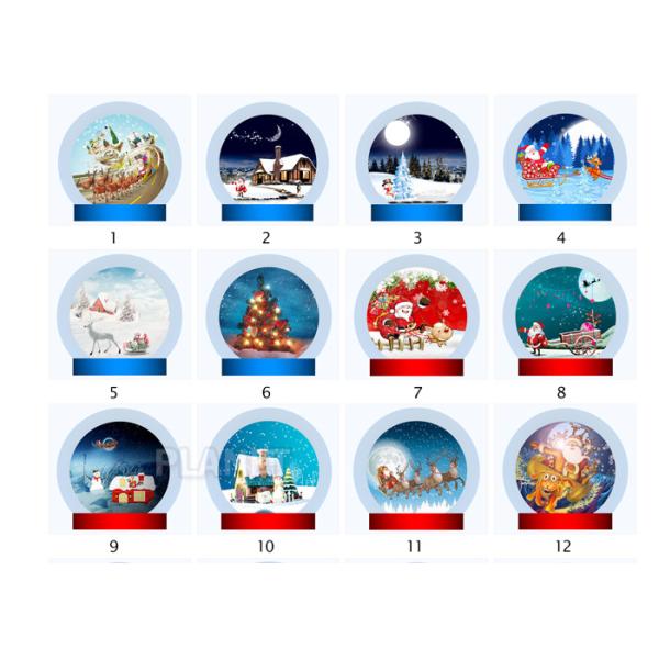 3m Inflatable Human Size Snow Globe For Promotion Fire Retardant