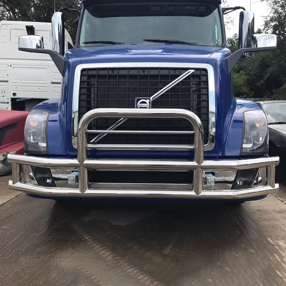 OEM Manufacturer Wholesale 304 S/S Truck Deer Guard Bumper For American Semi Big Truck Heavy Buty Body Parts