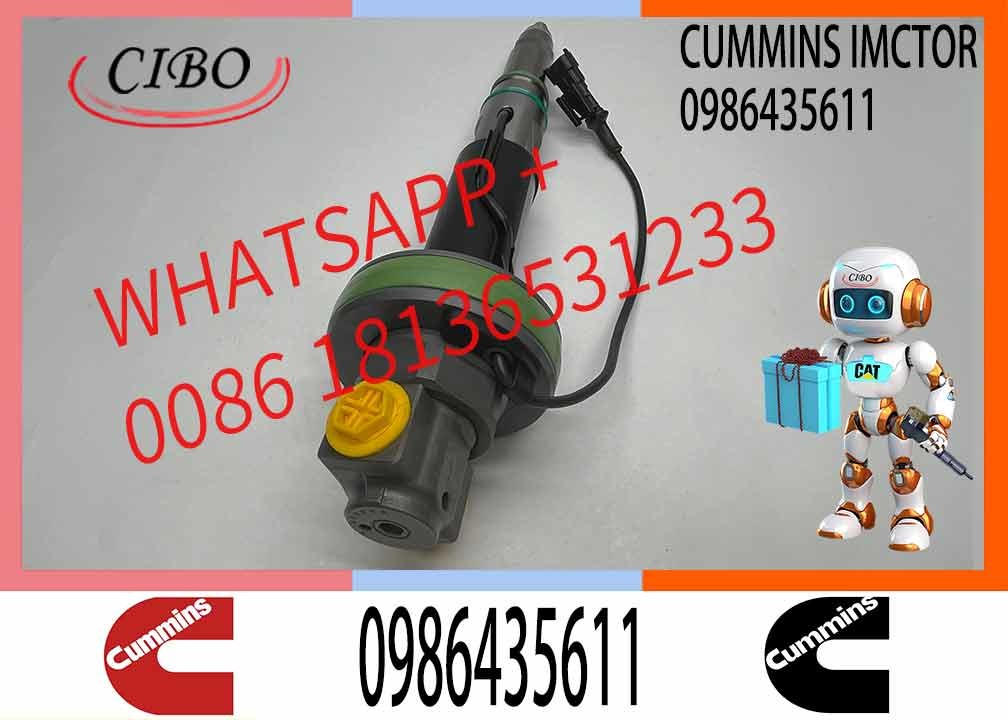 Fuel Injector 0986435616 0986435905 0986435612 0986435611 For QSK19 QSK38 QSK50 QSK60 Engine