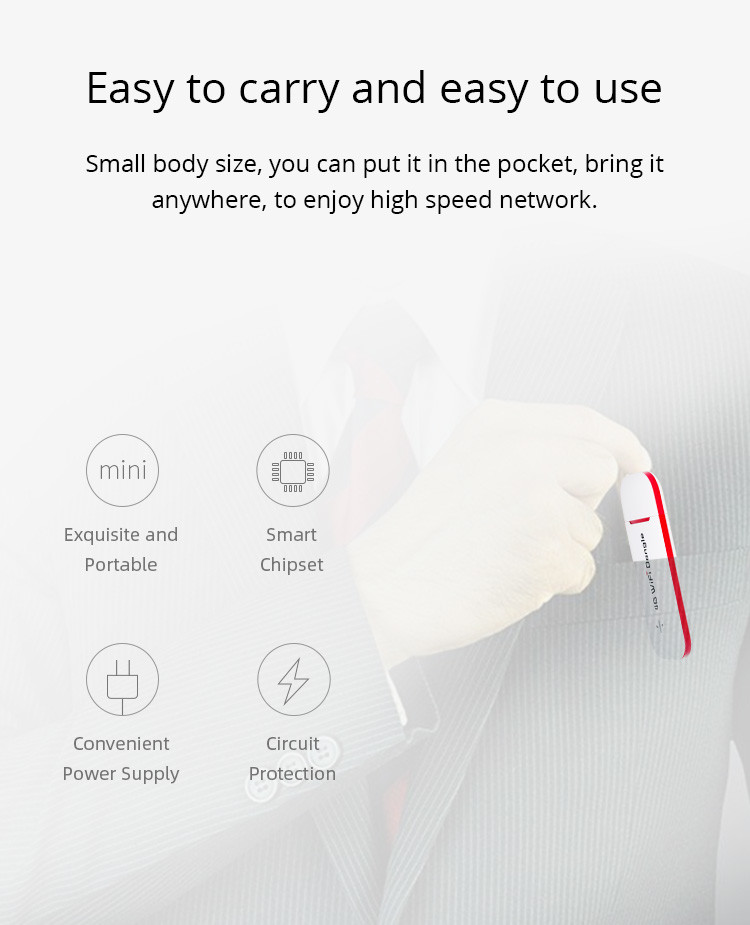 150Mbps CAT4 Wireless USB Wifi Router Adapter Power Bank