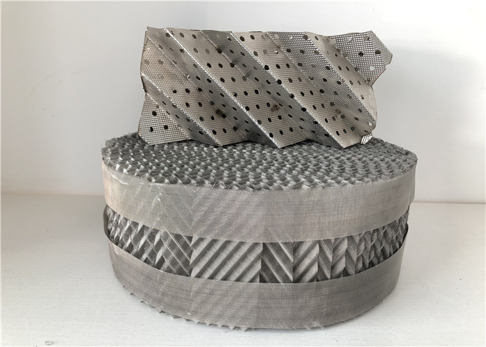Absorption Metal Structured Packing Iso9001 2015 Stainless Steel 316