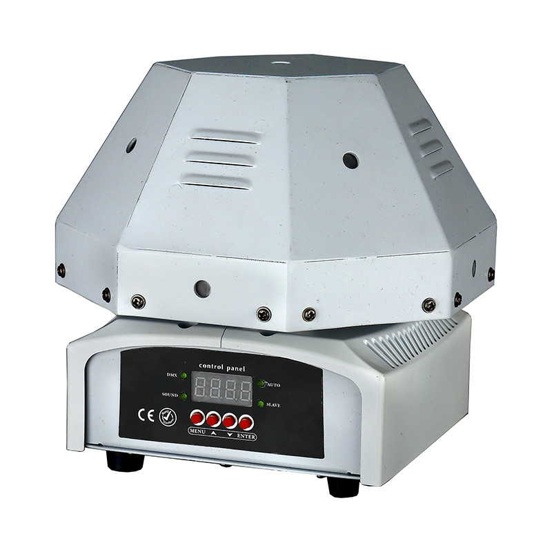 White KTV 9 Eyes Rgb Laser Stage Light 30W 360 ° Endless Rotation