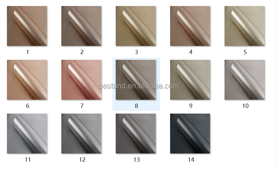 Waterproof Kitchen Heat Resistant Wallpaper Peel and Stick Metal Foil Contact Paper Self Adhesive Oil-Proof Sticker