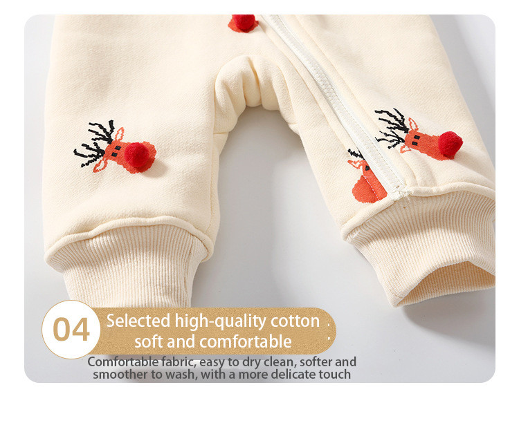 Kids clothing winter children clothes Christmas elk Christmas pajamas Jumpsuit Baby rompers toddler clothing