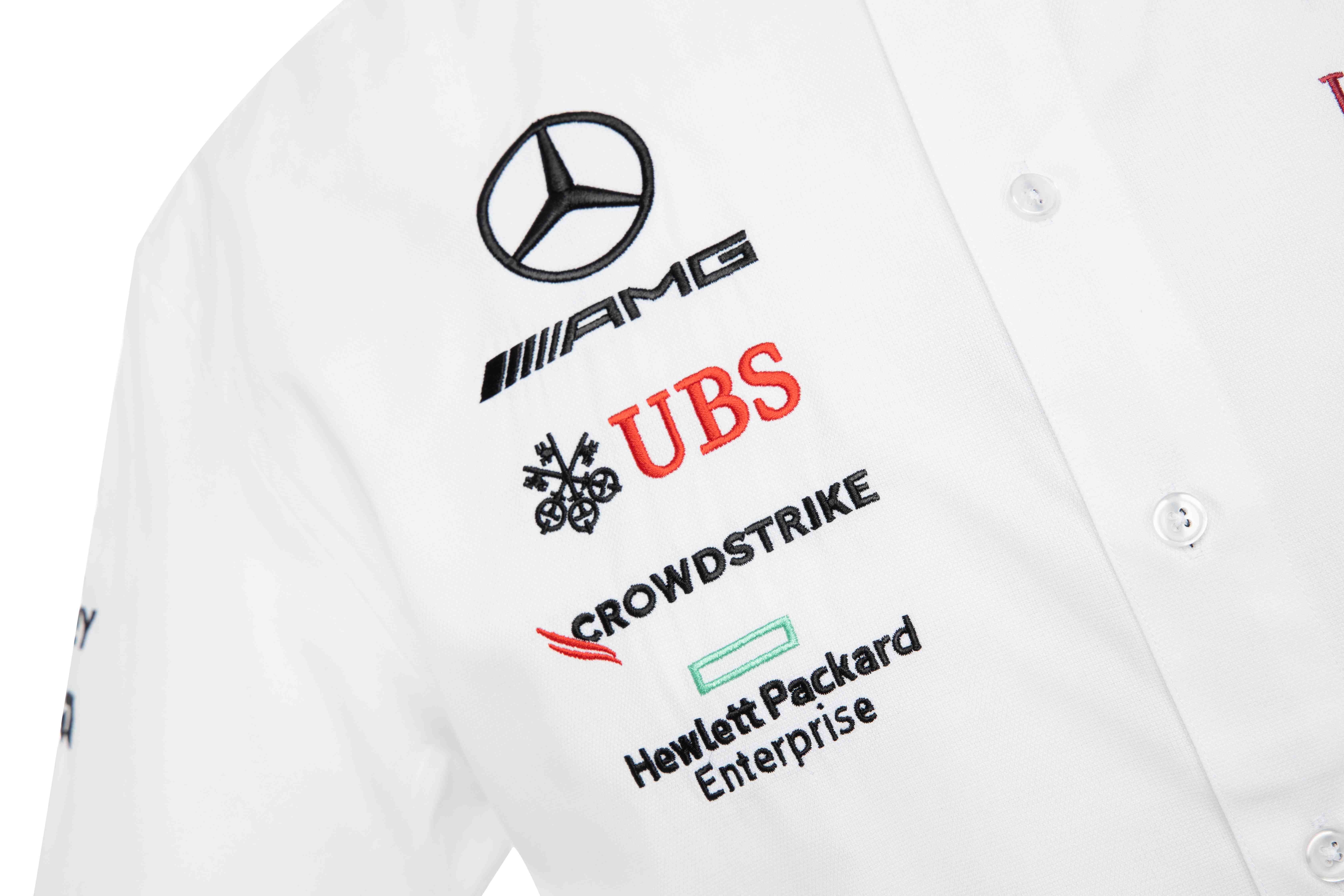 Customized Printing S-XL F1 Racing Shirt with Embroidered Logo and Breathable Fabric