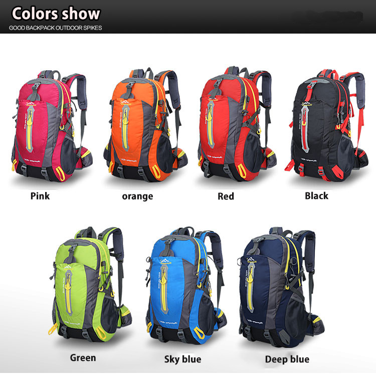 ODM Waterproof Hiking Backpack 30L Water Resistant Daypack Weekend