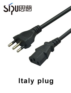 SGS 3 Prong AC Power Cord 220v UK Laptop Power Cord With Fuse