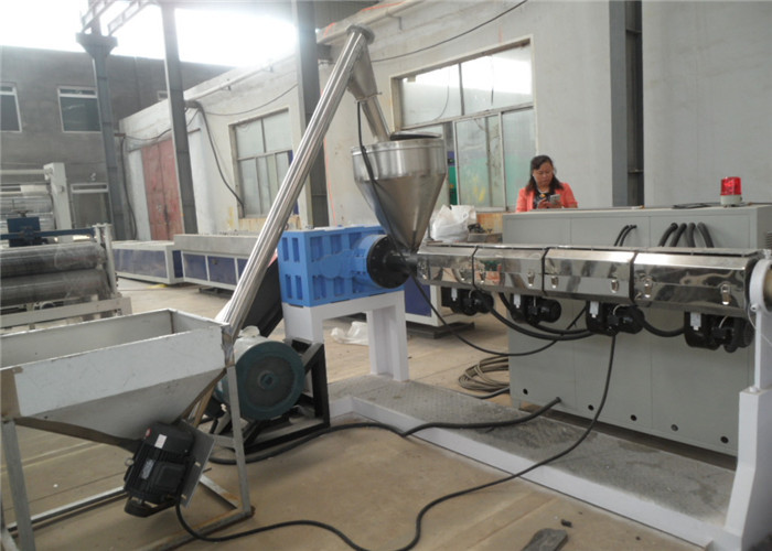 PVC WPC Plastic Foamed Profile Extrusion Line , Plastic Profile Extruding Machine