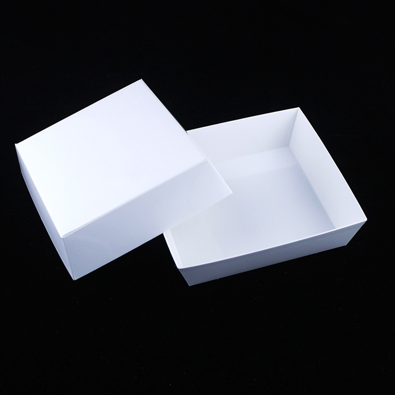 Recycled Dessert Packaging Box Printing Ivory Board Paper Food Container