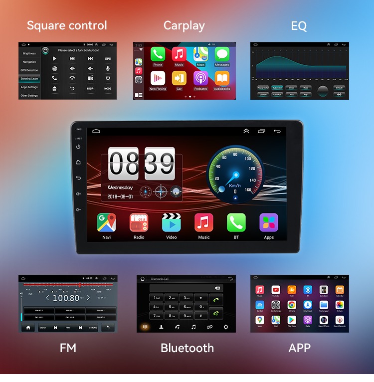 Rearview Camera Universal Mp5 Player 1+16 GB With IPS Screen Pantalla Para