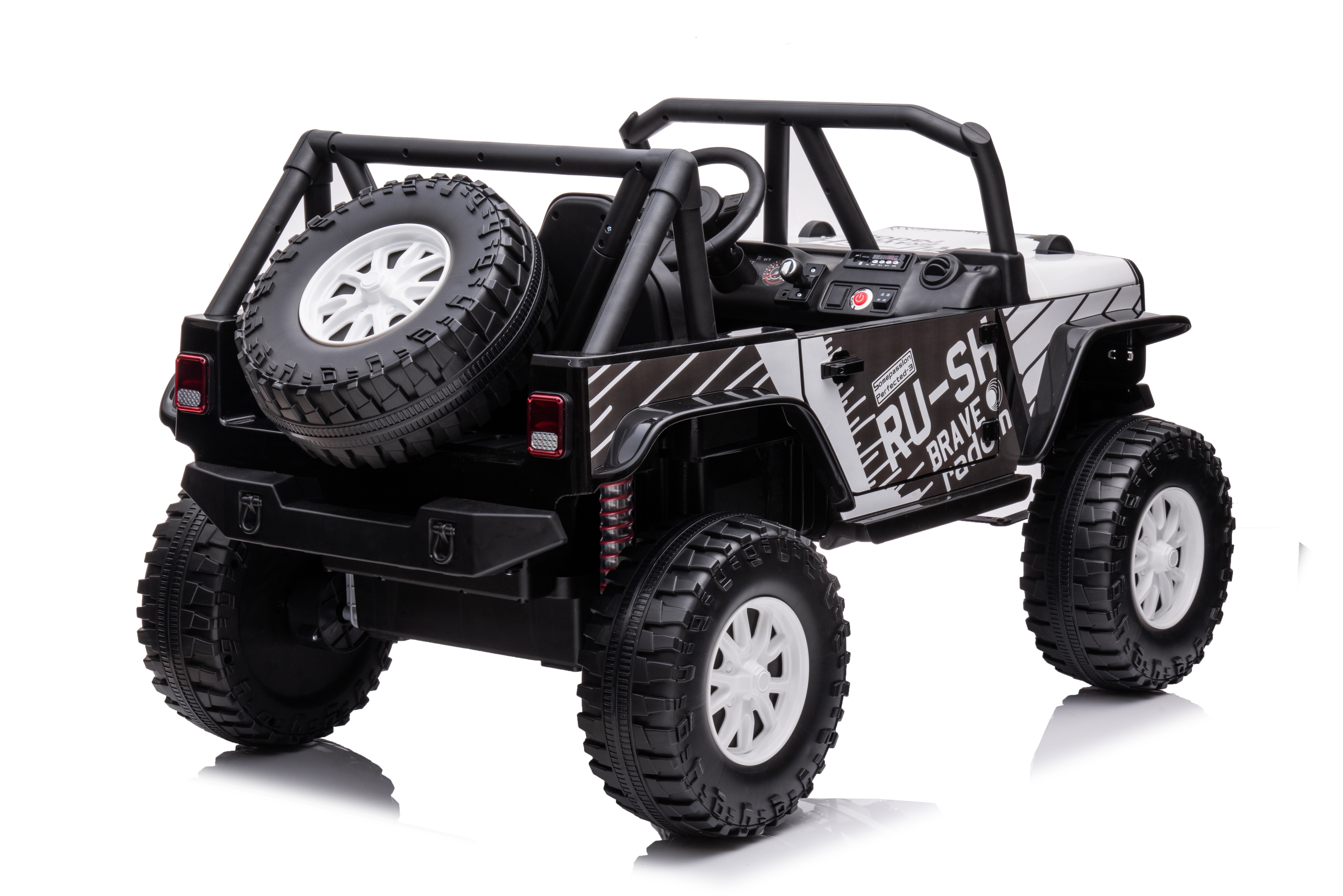 24 Volt Ride On Toys with Remote Control and 2 Seater Plastic PP Material
