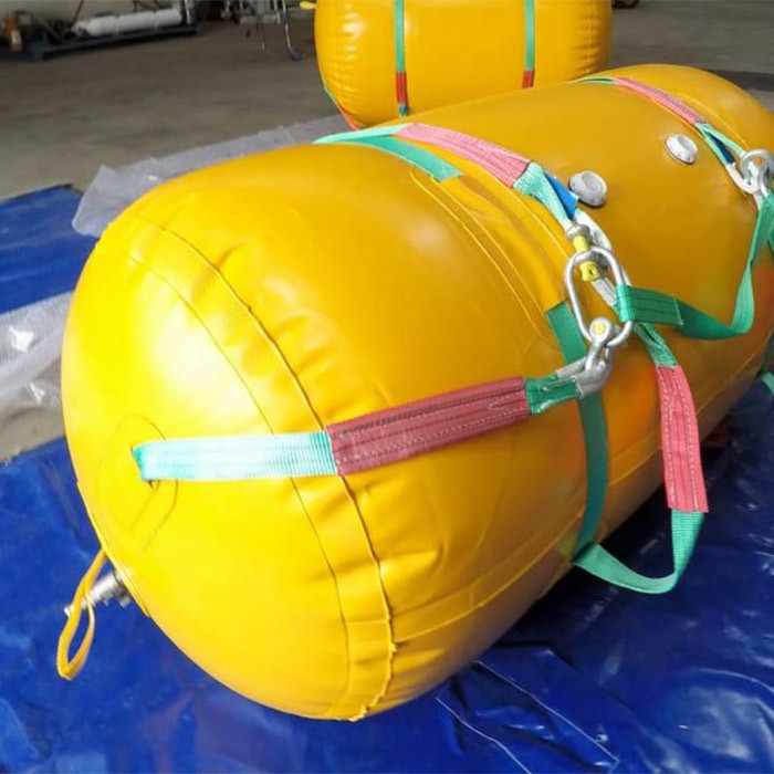 Cylindrical Underwater Lift Bags Marine Salvage Airbags Inflatable Air Lift Bag